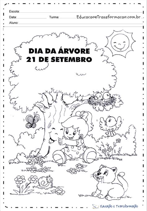 Dia Da Arvore Desenhos E Atividades Para Colorir Imprimir Vi Pintando Images