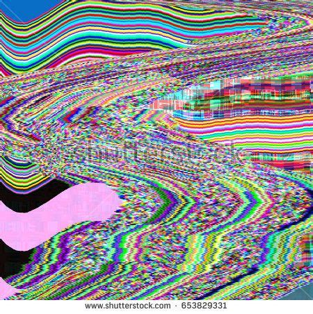 analog tv glitch