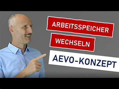 AEVO Konzept Arbeitsspeicherwechsel Notebook YouTube