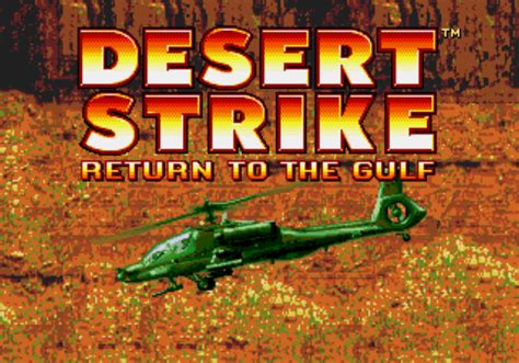 Desert Strike Return To The Gulf SMD Review Mega Drive Genesis