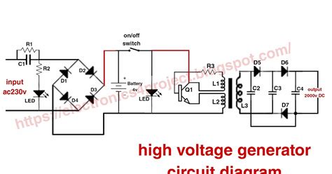 High Voltage Generator Circuit Diagram