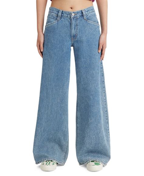 Levi S Women S 94 Baggy Wide Leg Relaxed Fit Denim Jeans Macy S