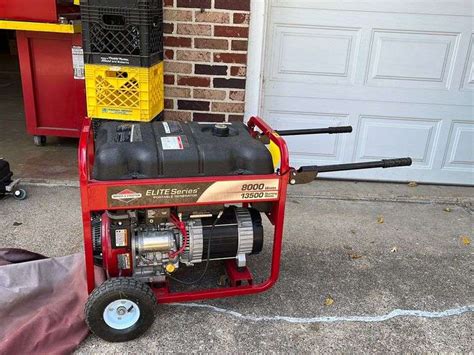 Briggs Stratton Elite Series W Portable Generator