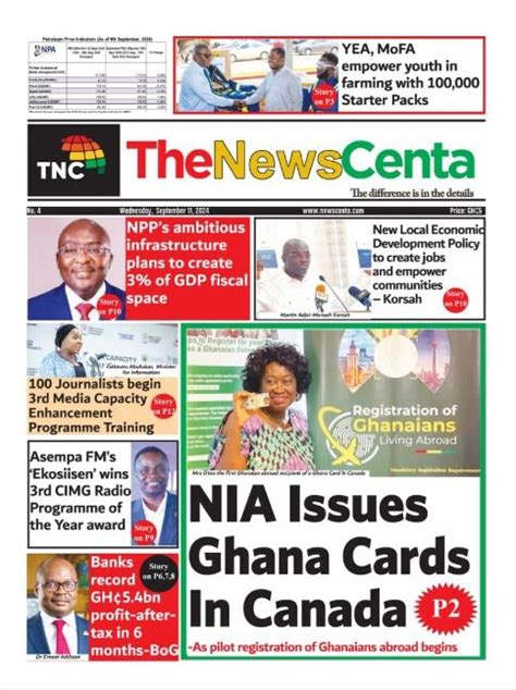 Today S Front Pages Wednesday September Myjoyonline