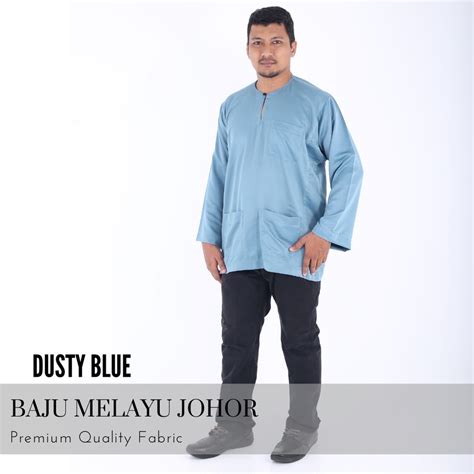 BAJU MELAYU DEWASA CEKAK JOHOR BAJU SAHAJA PART II Shopee Malaysia