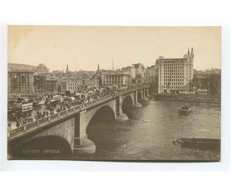 London Bridge Vintage Postcard