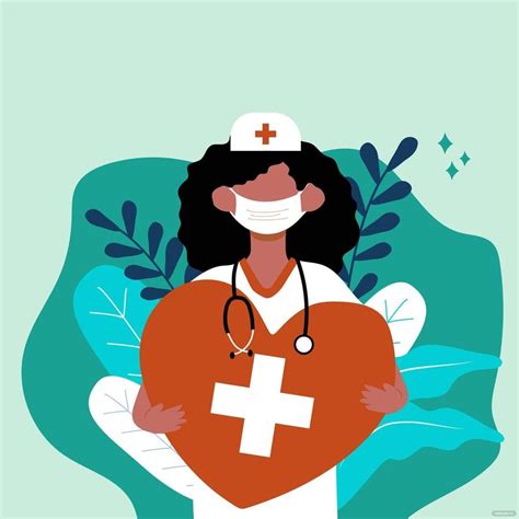 National Nurses Day Drawing Vector In Eps Illustrator  Psd Png