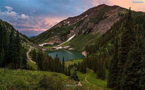 G Ry Elk Mountains Cie Ki Prze Cz Schofield Pass Jezioro