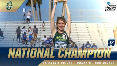 Stephanie Cotter Wins Ncaa Div Ii Outdoor 1500m Title 2019 Cork Athletics