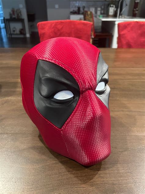 Cosplay 3d Printed Deadpool Comic Influenced Mask Etsy