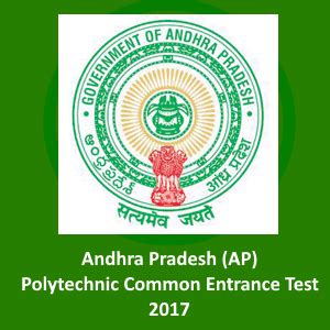 Andhra Pradesh AP Polytechnic Common Entrance Test 2017 Exams