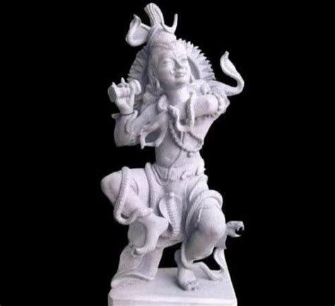 Plain Hindu Marble Dancing Shiva Statue Home At Rs In Alwar Id