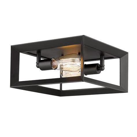 Emliviar 2 Light Flush Mount Ceiling Light 11 Inch Farmhouse Ceiling