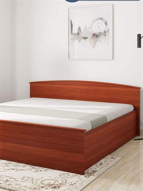 Box Storage King Bed (Sienna Cherry) | For Home | Wooden bed design ...