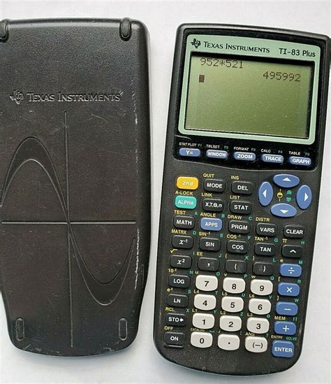 Texas Instruments TI-83 Plus Graphing Calculator - Black (83PL/TBL/1L1 ...