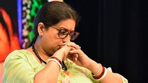 Smriti Irani Takes Political Gains Jibe At Cong Says Stop Using