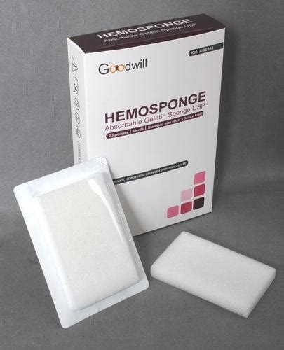 Hemosponge Standard Absorbable Gelatin Sponge Usp At Best Price In