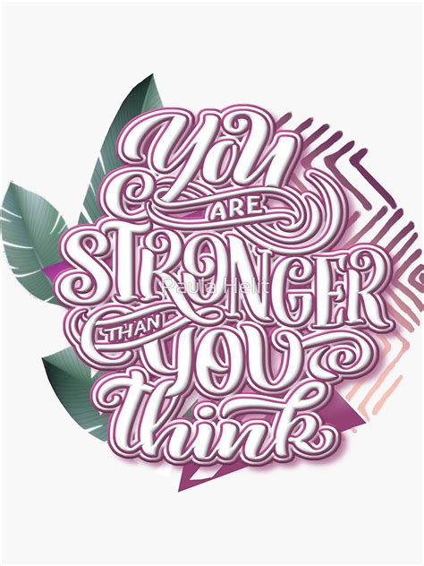 You Are Stronger Than You Think Quote Blossom Floral Inspiration