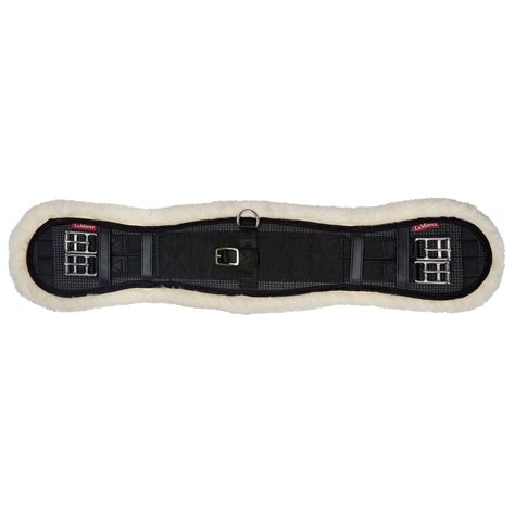 Lemieux Integrated Dressage Girth Black Natural