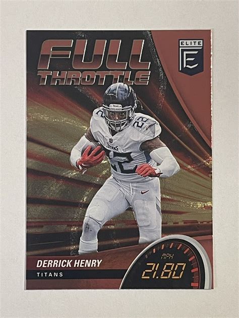 2022 Panini Donruss Elite Derrick Henry Pink Full Throttle FT4