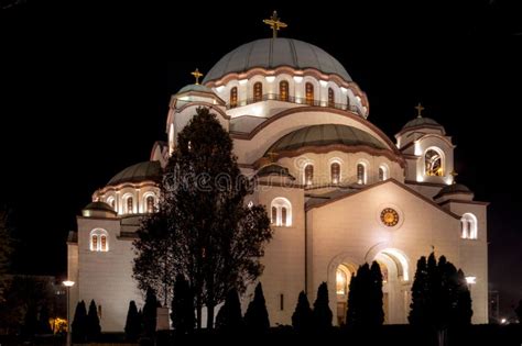 Church of Saint Sava stock photo. Image of beograd, cross - 62500528