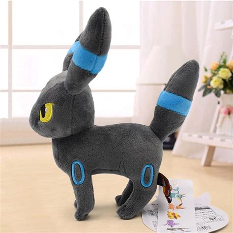 Pokemon Plush Standing Shiny Doll Toys Anime Cartoon Umbreon Etsy