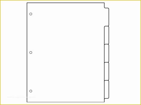 Free Printable Binder Divider Template Printable Templates