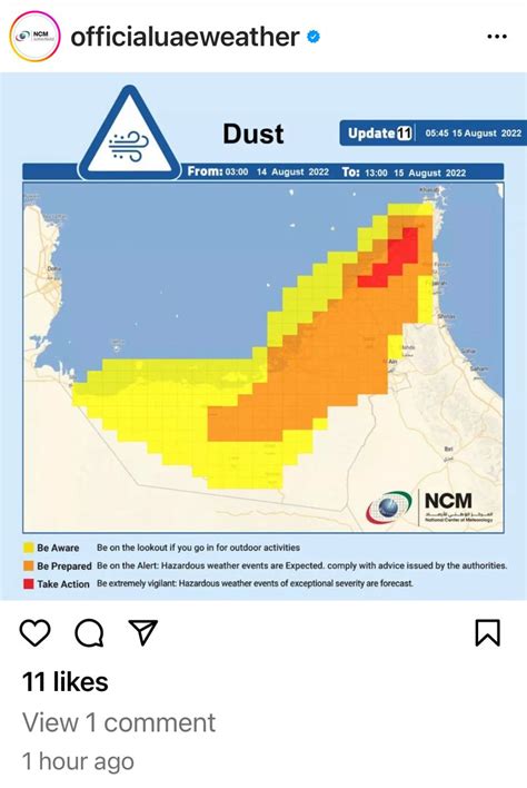 UAE Weather Expect Rainfall In Abu Dhabi Fujairah Dusty Partly