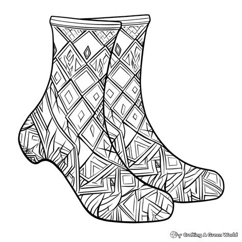 Socks Coloring Pages - Free & Printable!