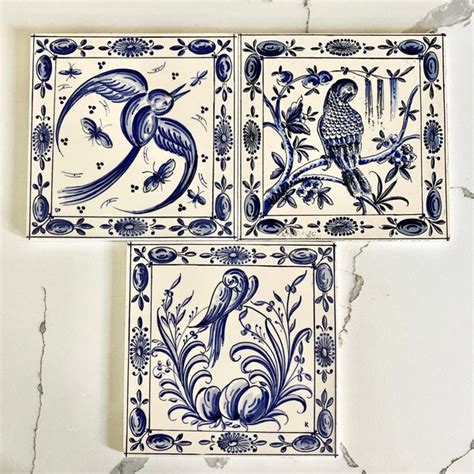 Blue Delft Tiles - Etsy