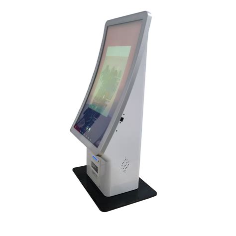 Inch Curved Touchscreen Qr Scanner Self Service Order Payment