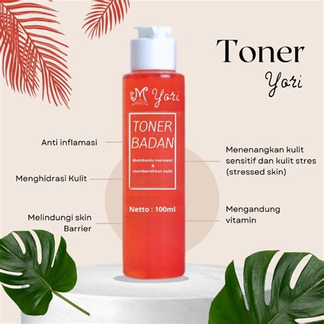 Jual Miss Ti Yori Toner Badan Whitening Ml Botol Tinggi Bpom