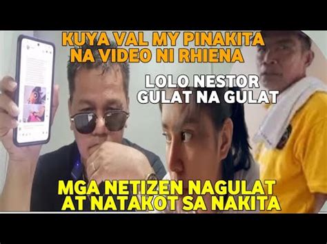 HALA KUYA VAL TUMINDIG ANG BALAHIBO NG MAKITA ANG VIDEO NI RHEINA MGA