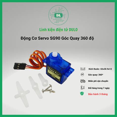 Mua Động cơ servo 9g Servo xanh Tower Pro SG90 loại tốt TowerPro 360