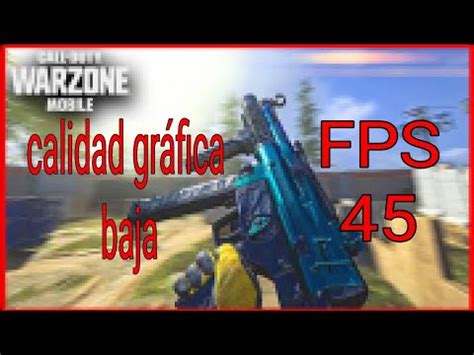 As Es Warzone Mobile En Calidad Gr Fica Baja Y Fps M Ximos En Rebirth