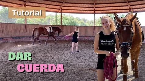 Cómo Dar Cuerda A Tu Caballo Tutorial Y Tips Youtube