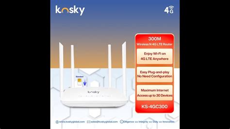 Koskys 300M Wireless N 4G LTE Router Open Box Video YouTube