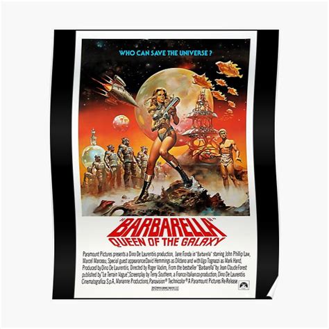 "Barbarella" Poster for Sale by erebovgiehlr | Redbubble