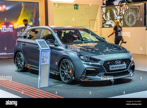 FRANKFURT GERMANY SEPT 2019 Steel Gray HYUNDAI I30 N PROJECT C