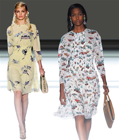 Fashion & Lifestyle: Prada Dresses Spring 2012 Womenswear