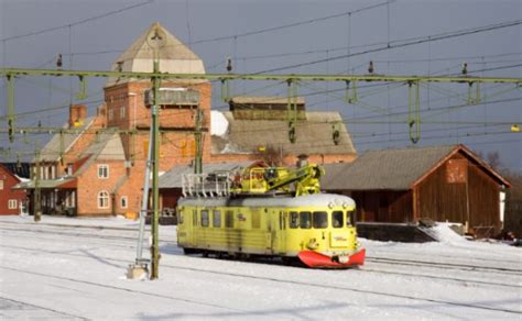 Fotoverslag Treinen Door De Sneeuw In Zweden