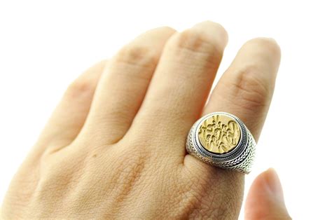 Bespoke Custom Design Your Own Signet Wax Seal Intaglio Ring Backtozero