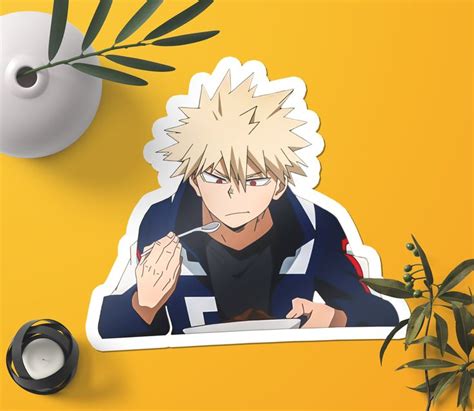 Katsuki Bakugo Sticker My Hero Academia Sticker Laptop Stickers Boku