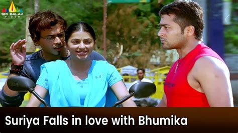 Suriya Falls In Love With Bhumika Nuvvu Nenu Prema Telugu Movie