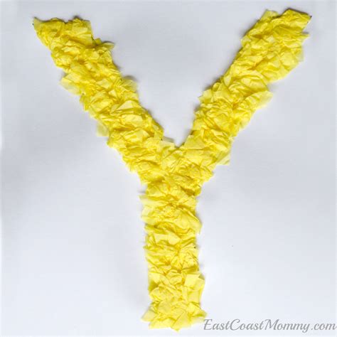 East Coast Mommy: Alphabet Crafts - Letter Y