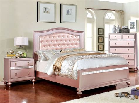 Roselie Rose Gold Youth Bedroom Furniture