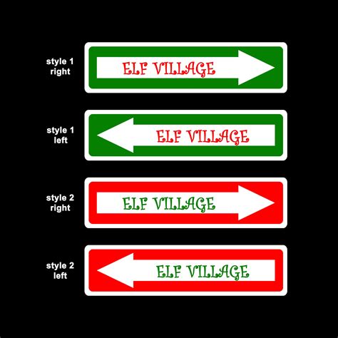 Elf Village Christmas Decoration Indoor Or Outdoor Aluminum Etsy