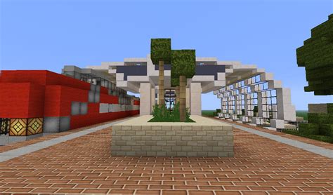 Small Modern Train Station Minecraft Map