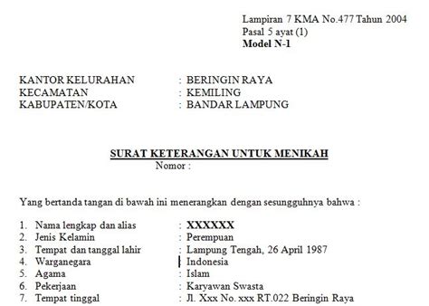 Detail Contoh Surat Izin Menikah Untuk Kantor Koleksi Nomer