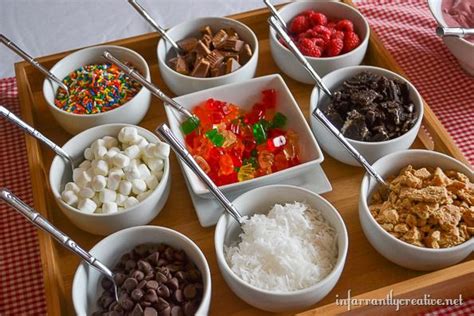 Frozen Yogurt Bar At Home Infarrantly Creative